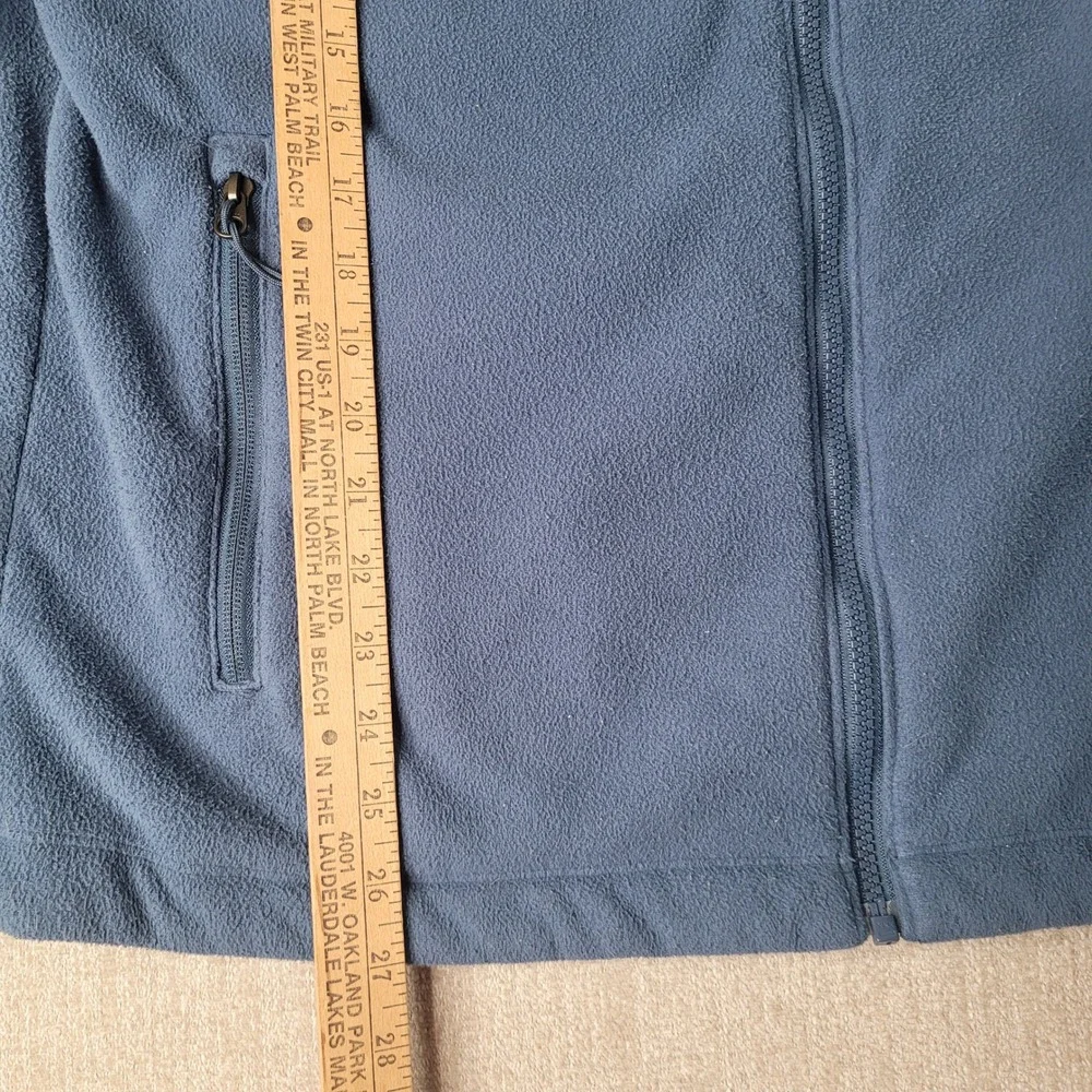 North Face Campshire Mens L Full Zip Fleece Jacket Blue Sherpa Lined NF0A33QW